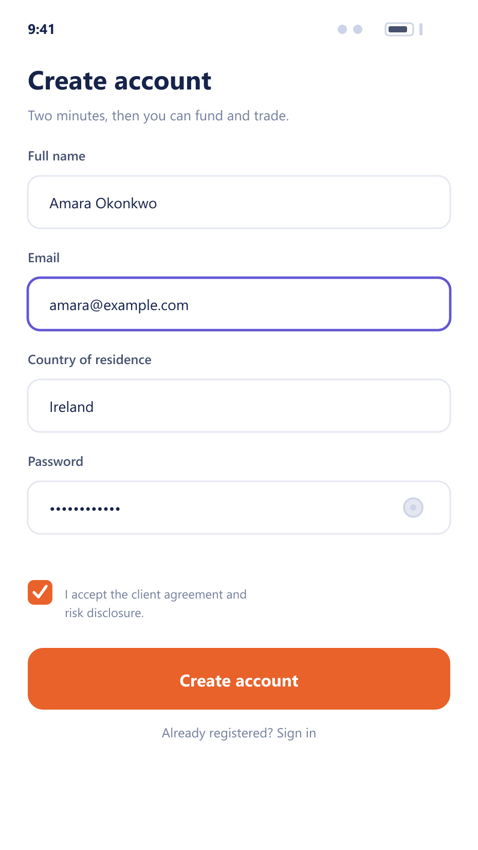 Registration